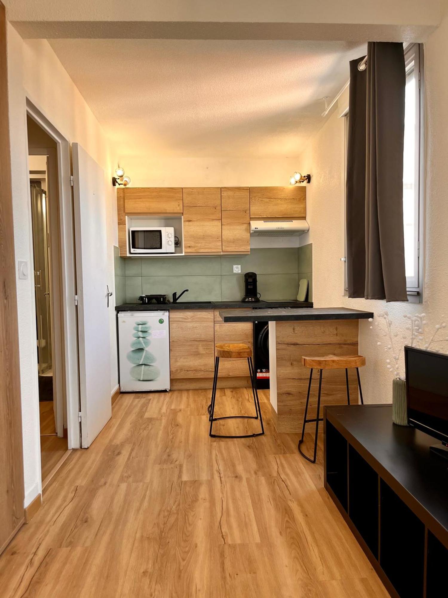 Studio Cote Plage Tout Equipe Vue Sur Le Canigou Canet-en-Roussillon Exterior foto